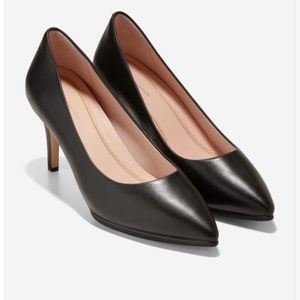 Cole Haan black leather pumps heels size 9.5